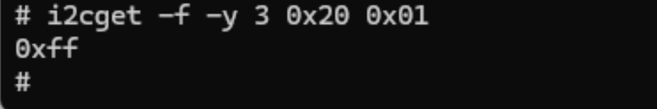 I2C单个寄存器读取