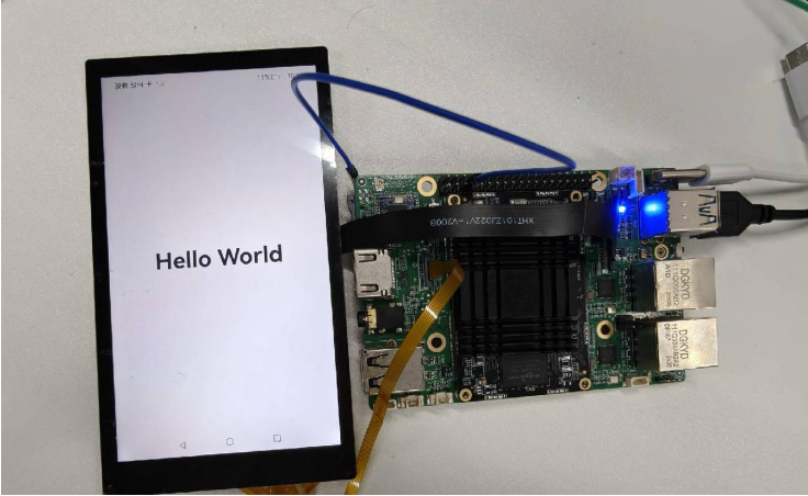 Hello World画面