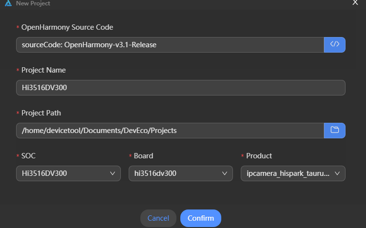 Project Configuration