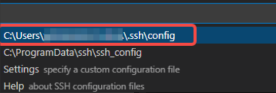 Select Configuration File